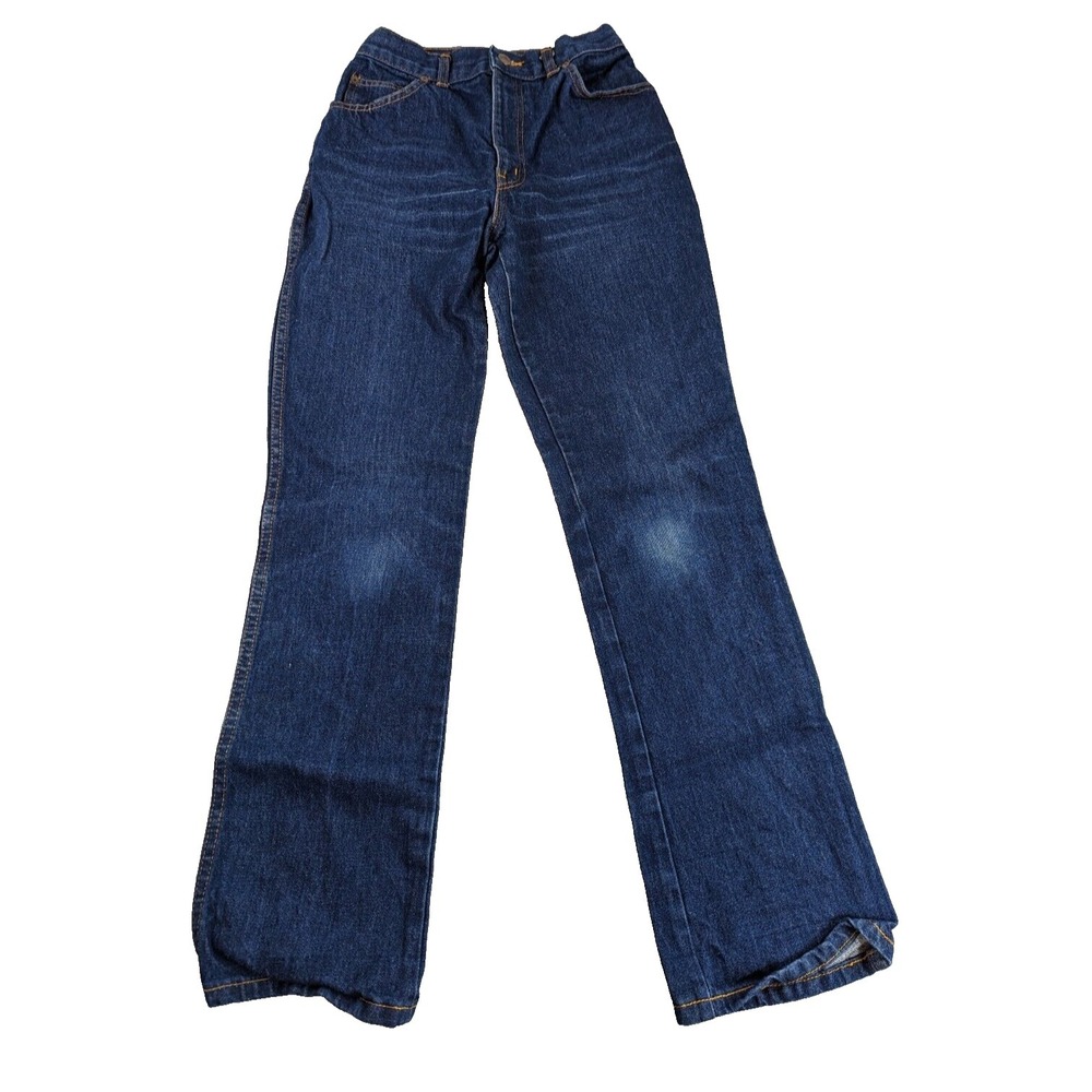 Vintage H.I.S. Jeans Women's‎ High Rise Bootcut Denim Western Blue OS Size 8/9